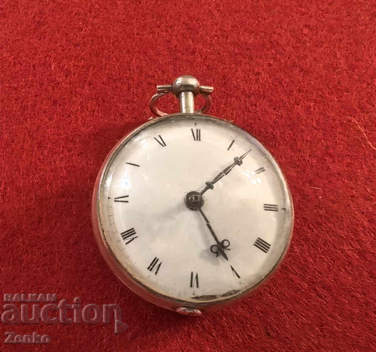 Old silver pocket watch with price 700.00 BGN | € 357.90 Old silver pocket watch with price 700.00 BGN | € 357.90