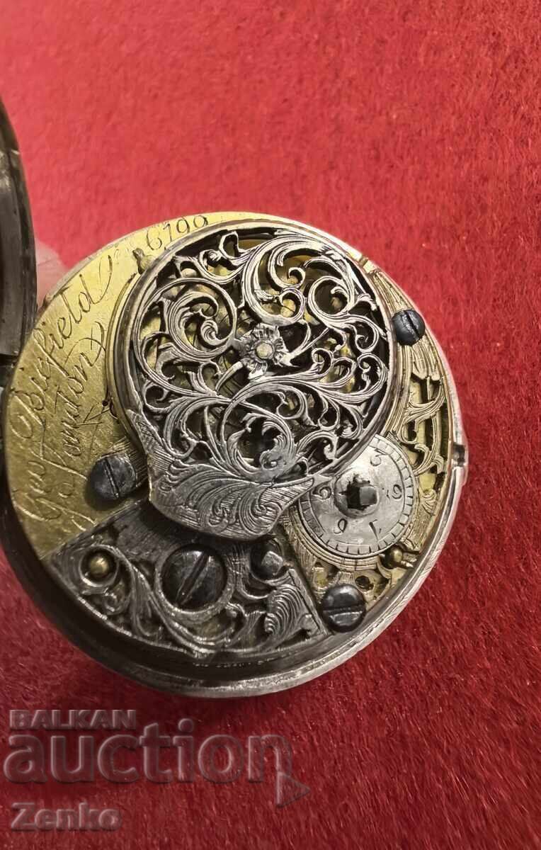 Old silver pocket watch Old silver pocket watch