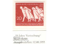 1955. West Germany. 10th Anniversary of the Forced Expulsion