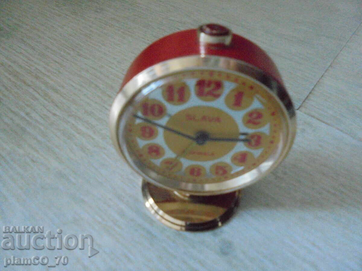 №*8376 Стар механичен съветски будилник SLAVA с цена 25.00 лв. | € 12.78 №*8376 Стар механичен съветски будилник SLAVA с цена 25.00 лв. | € 12.78
