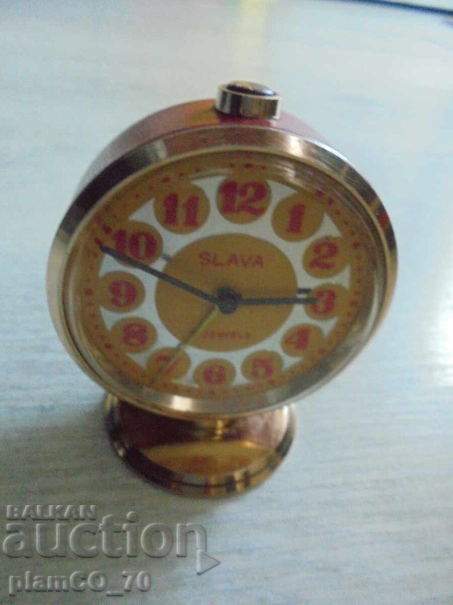 Доставка на №*8376 Стар механичен съветски будилник SLAVA Доставка на №*8376 Стар механичен съветски будилник SLAVA