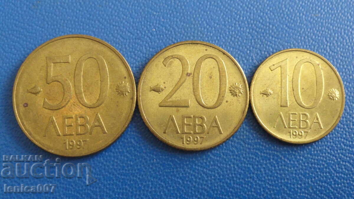 Βουλγαρία 1997 - Πλήρη πολλά νομίσματα ανταλλαγής - 5 Βουλγαρία 1997 - Πλήρη πολλά νομίσματα ανταλλαγής - 5