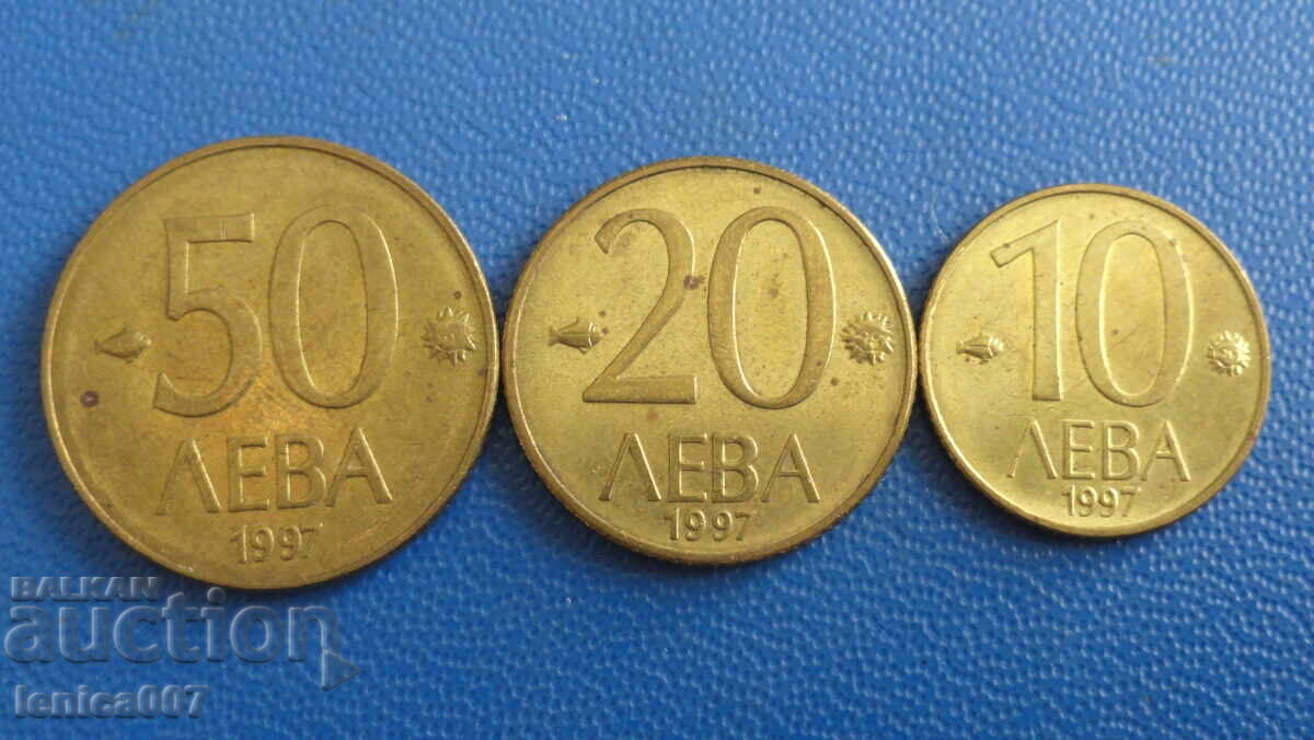 Βουλγαρία 1997 - Πλήρη πολλά νομίσματα ανταλλαγής Βουλγαρία 1997 - Πλήρη πολλά νομίσματα ανταλλαγής