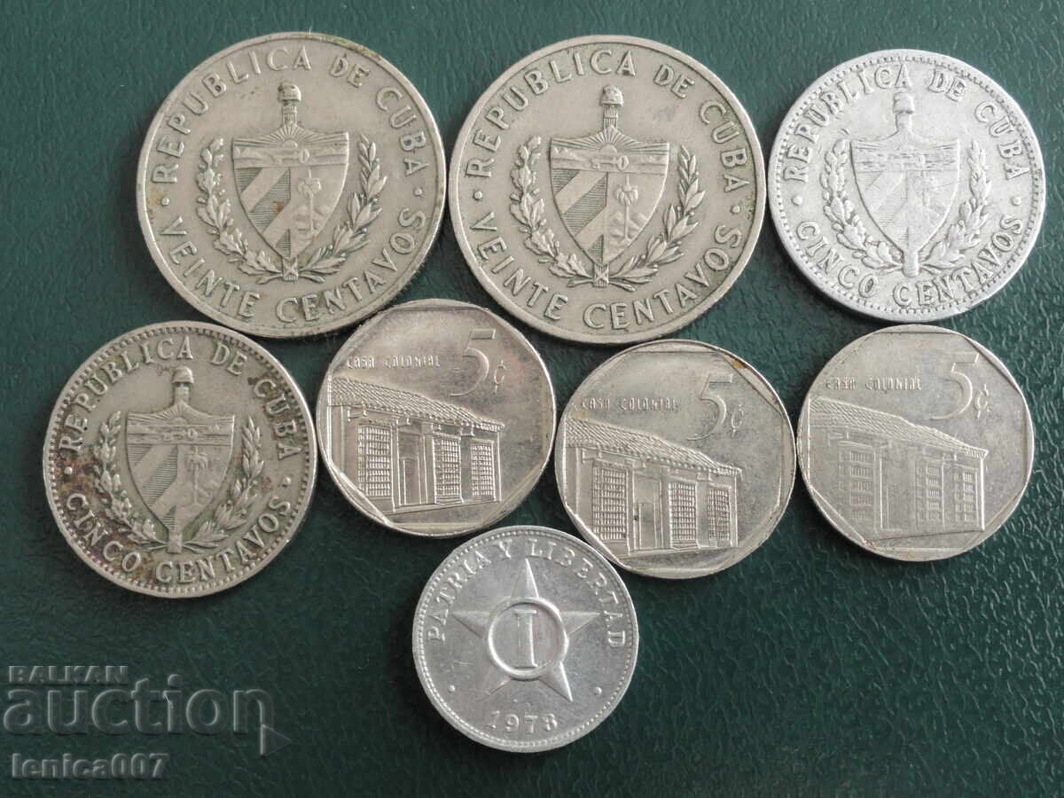Cuba - Coins (8 pieces) - 6 Cuba - Coins (8 pieces) - 6