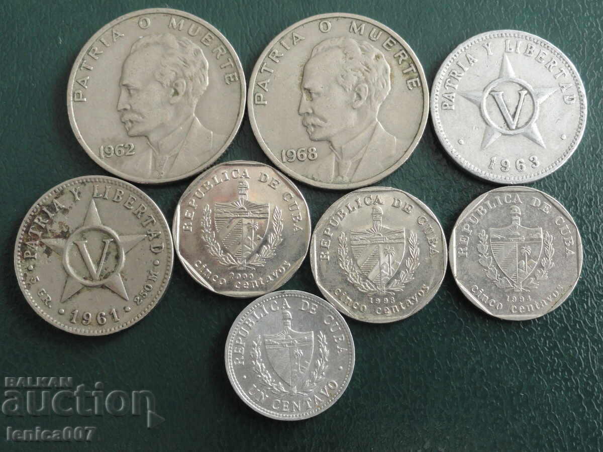 Cuba - Coins (8 pieces) Cuba - Coins (8 pieces)