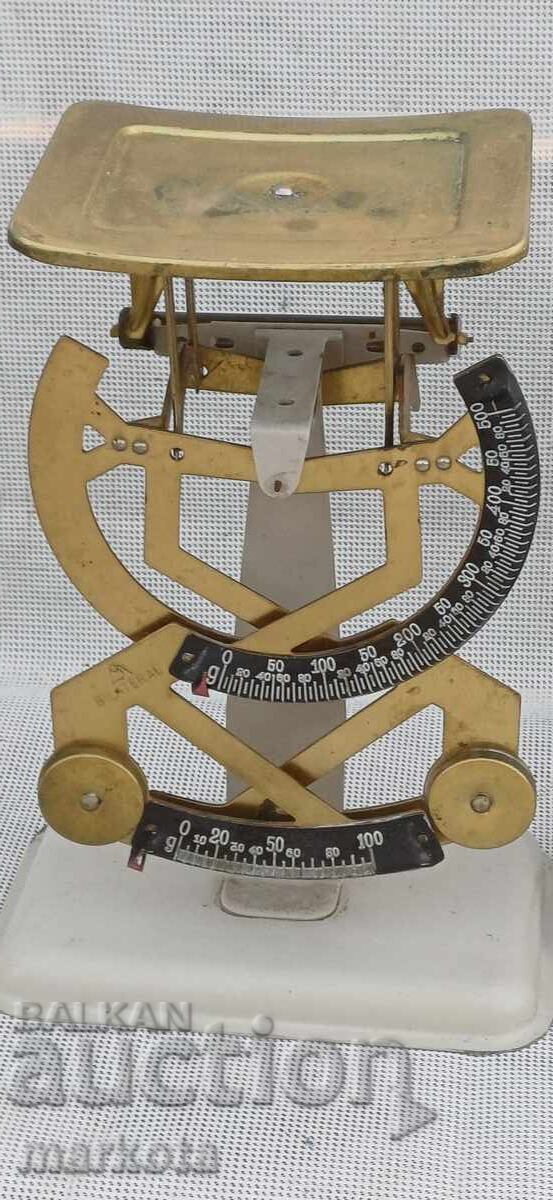 Antique postal scales with price 550.00 BGN | € 281.21