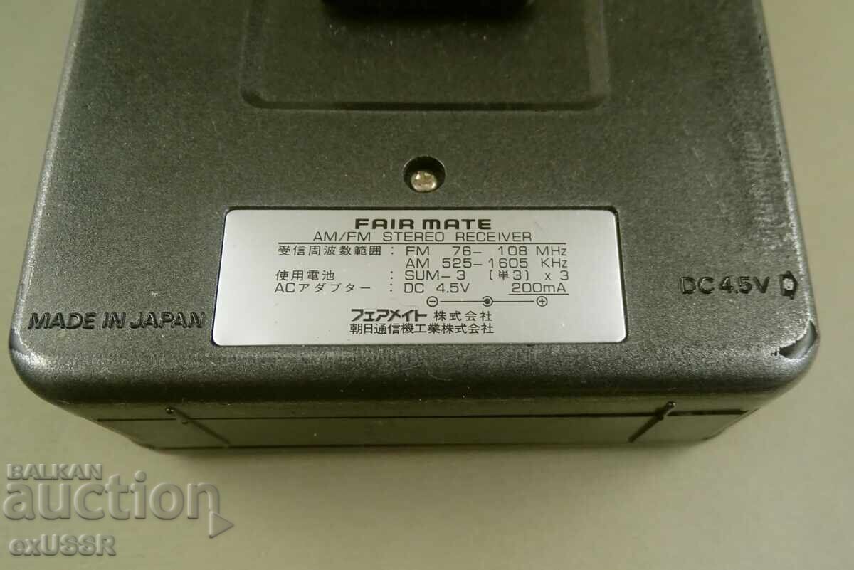 Μικρό ιαπωνικό τρανζίστορ ραδιόφωνο τσέπης FAIR MATE - 5