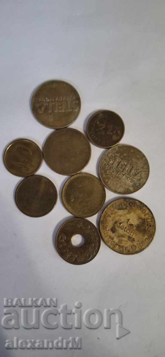 Lot jetoane cu preț 0.01 BGN | € 0.01 Lot jetoane cu preț 0.01 BGN | € 0.01