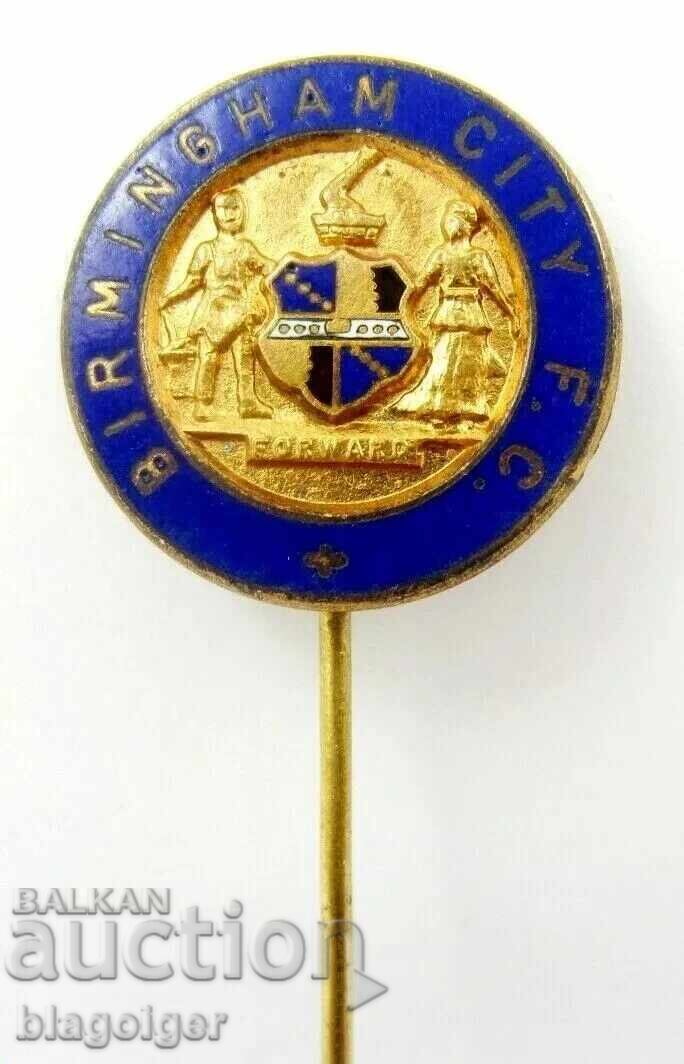 Футбол-ФК БИРМИНГАМ СИТИ АНГЛИЯ-Стара значка-Емайл