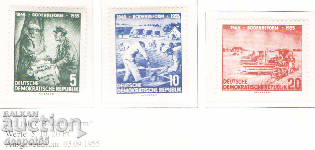 1955. ГДР. Поземлена реформа. 1955. ГДР. Поземлена реформа.