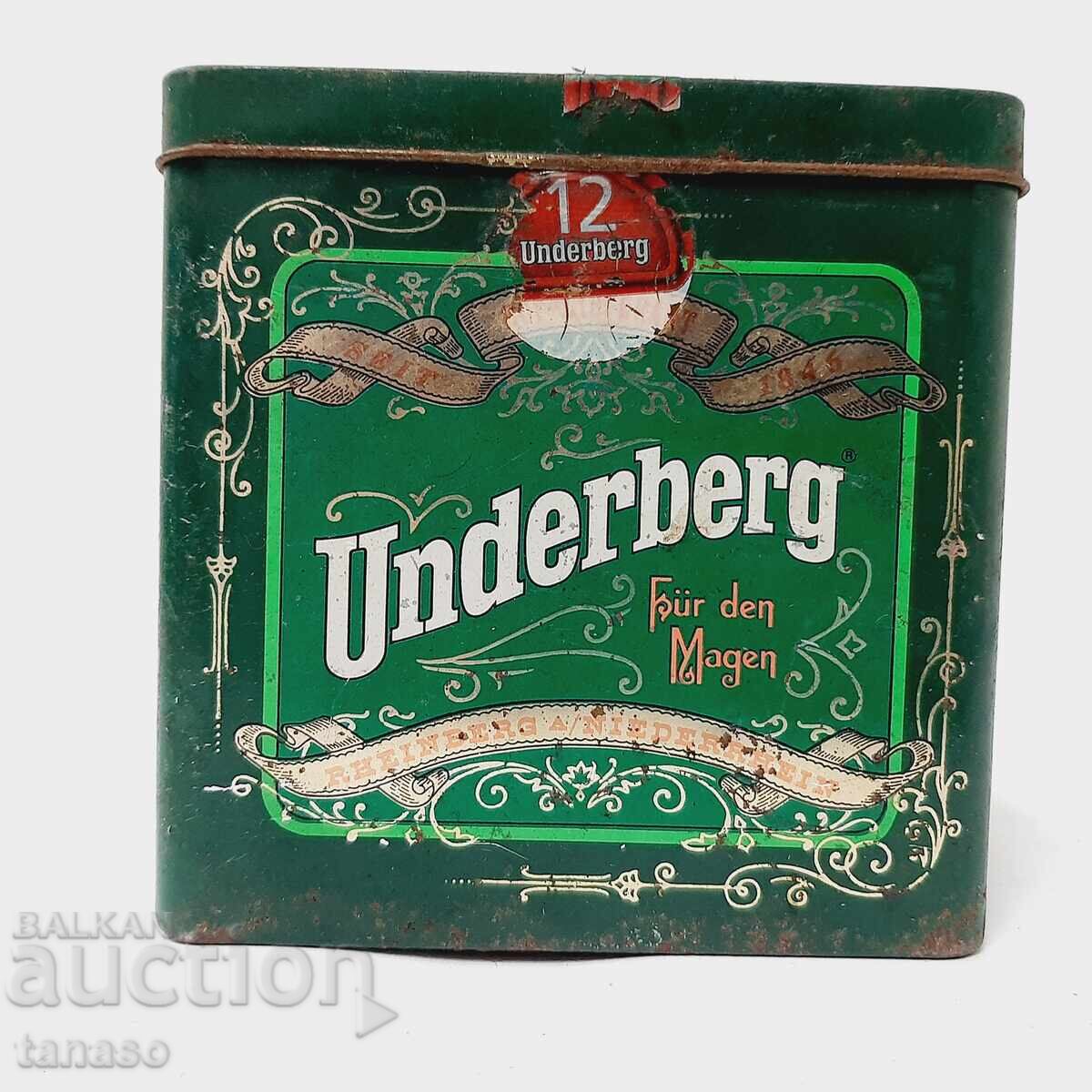 Auction  Herbert Underberg Tin Box