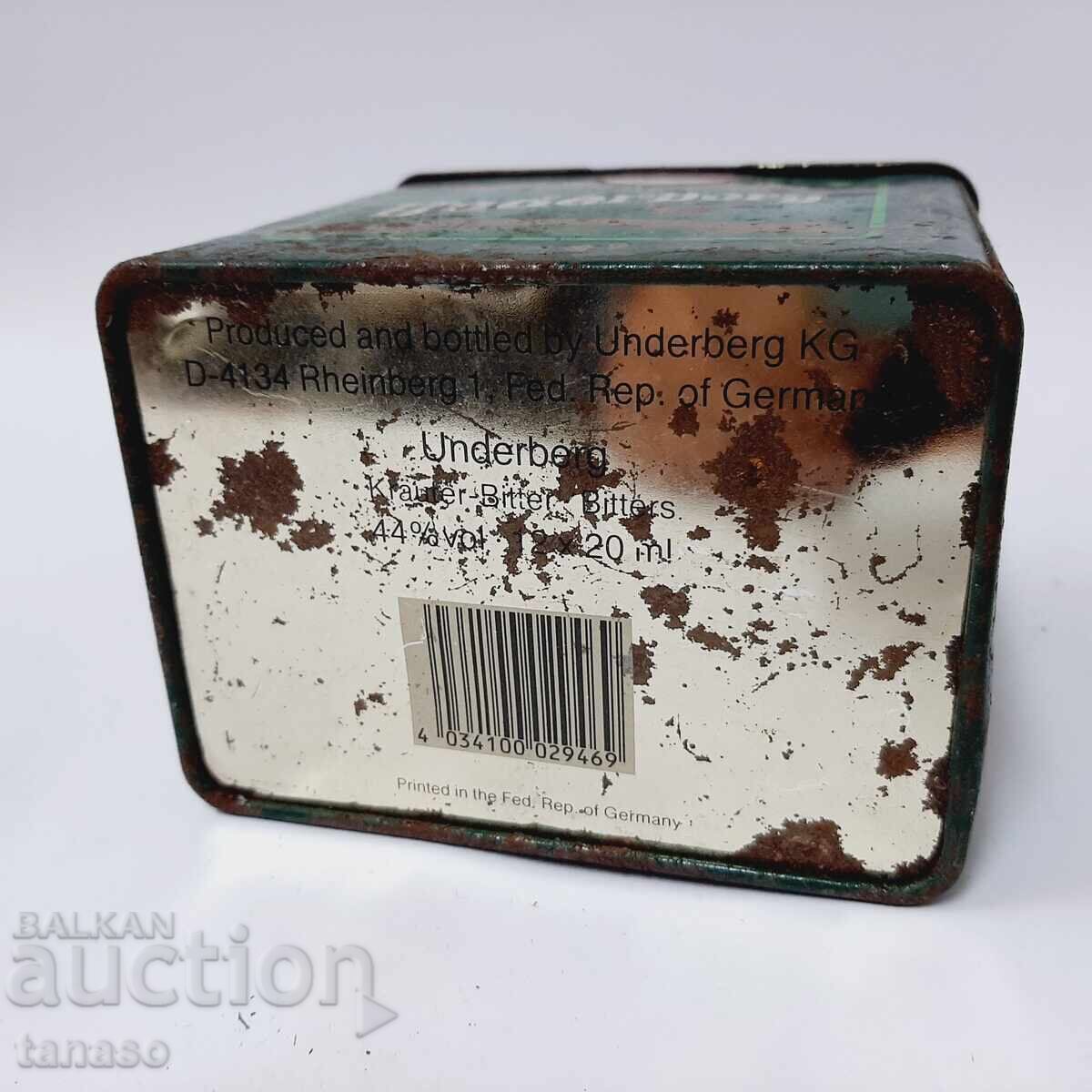 Herbert Underberg Tin Box - 6