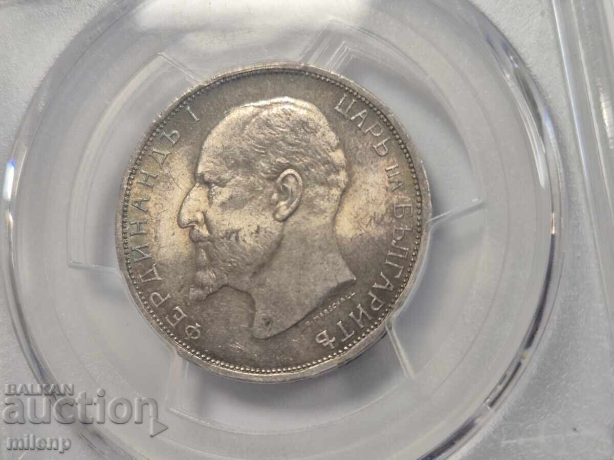 PCGS MS63 2 λέβα 1913 g - 6