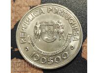 Monedă Portugalia (Insulele Canare) 100 escudo, 1989