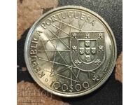 Coin Portugal (Azores) 100 Escudos, 1989