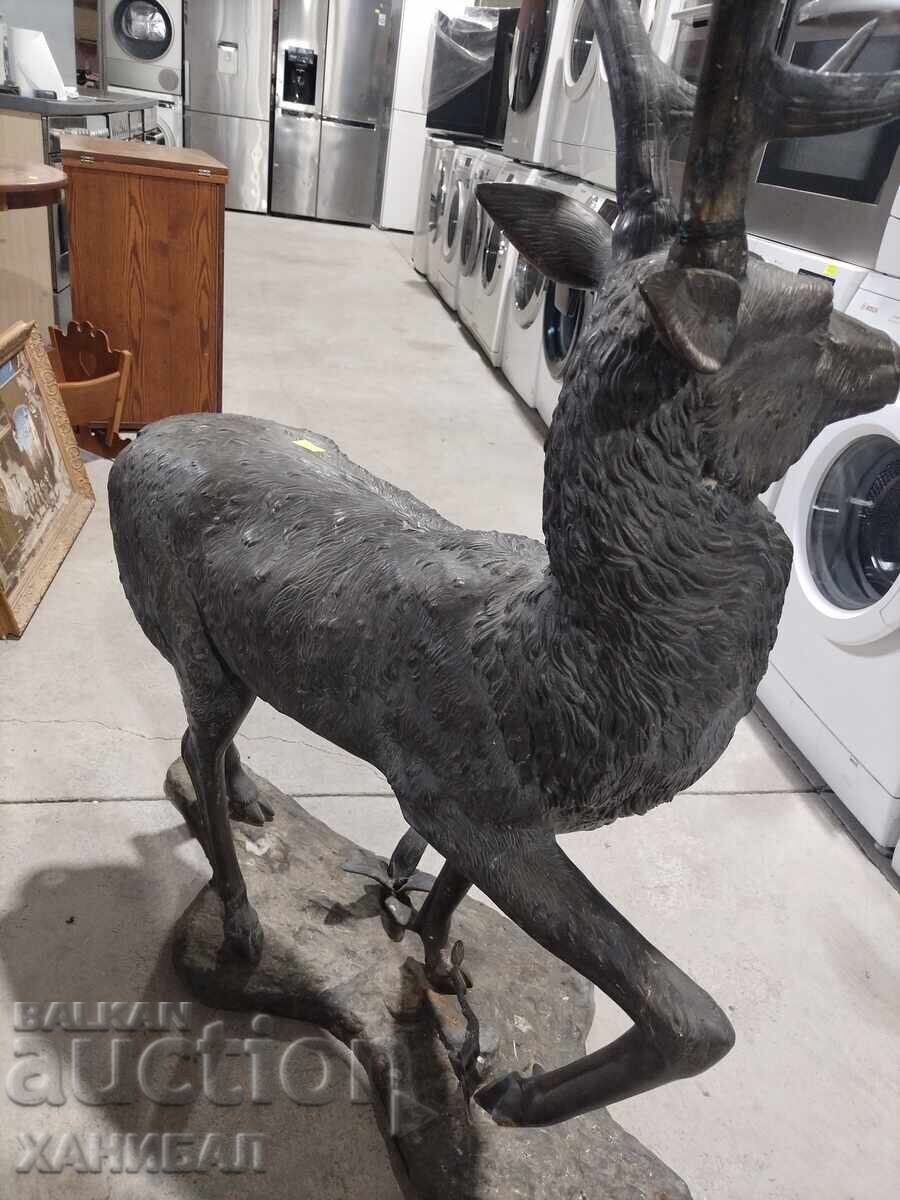 ГОЛЯМА ФИГУРА НА ЕЛЕН ОТ БРОНЗ - 5