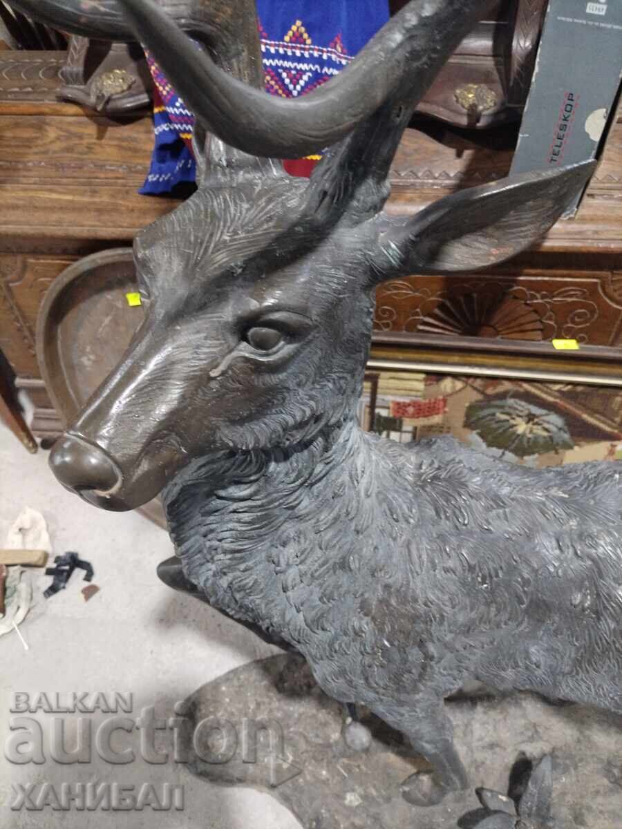 ГОЛЯМА ФИГУРА НА ЕЛЕН ОТ БРОНЗ - 6