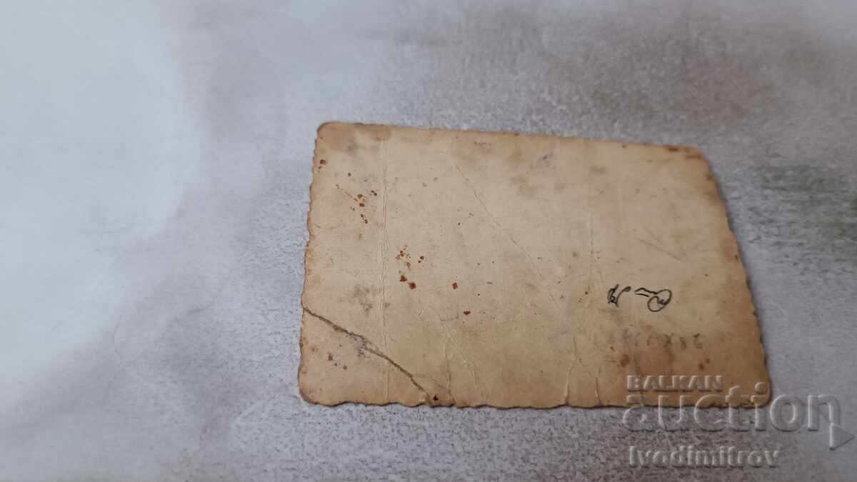 Photo Sofia Man with retro bicycle on the street 1941 with price 2.45 BGN | € 1.25