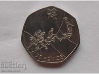 50 πένες Ηνωμένου Βασιλείου 2011 Ολυμπιακοί Αγώνες - Μπάσκετ