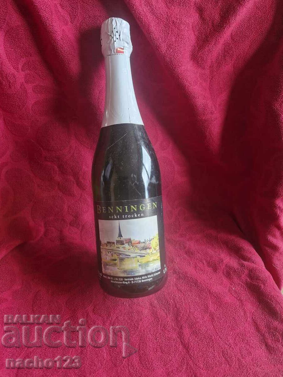 Sticlă de șampanie germană de calitate Sticlă de șampanie germană de calitate