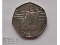 50 пенса  Великобритания 2011 Олимпийски игри - Бокс