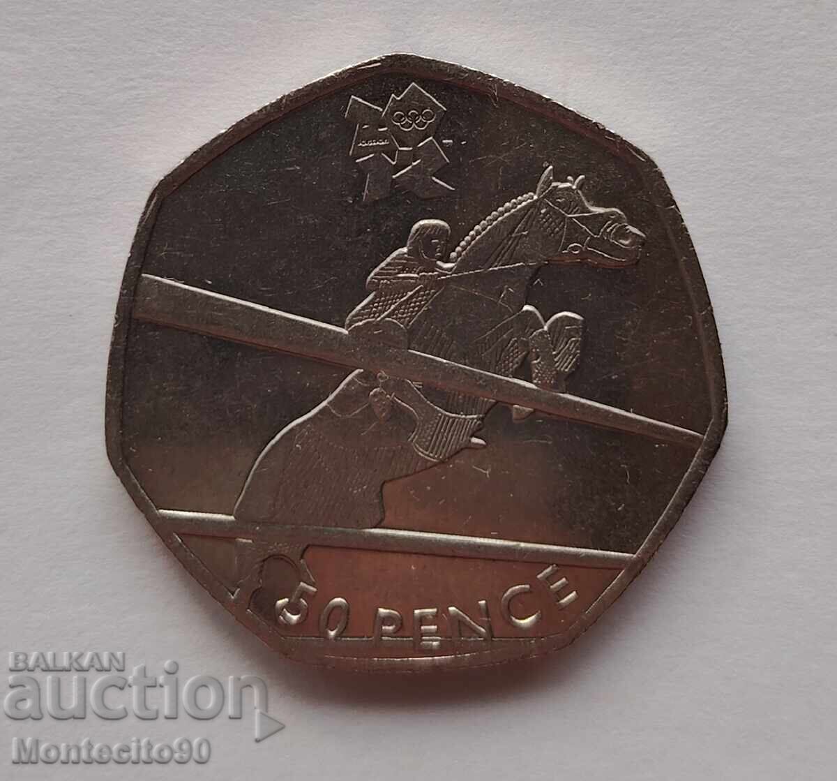 50 πένες Ηνωμένου Βασιλείου 2011 Ολυμπιακοί Αγώνες - Ιππασία