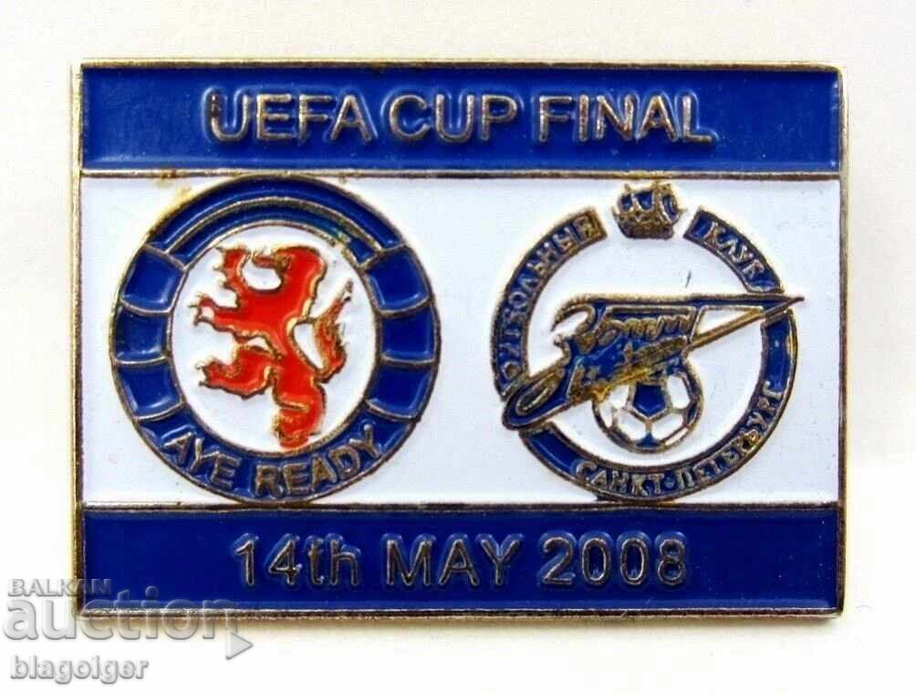 Παράδοση Κύπελλο ΟΥΕΦΑ 2008 - Ζενίτ Αγίας Πετρούπολης - Γλασκώβη Ρέιντζερς - Ζν