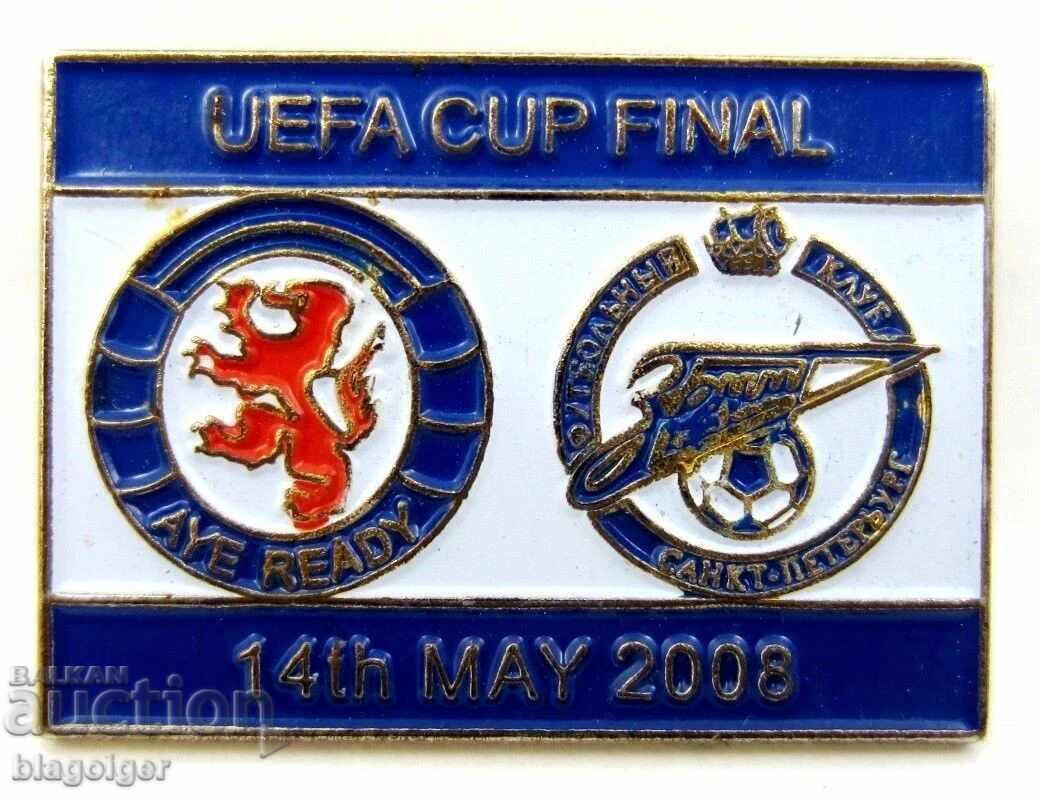 Κύπελλο ΟΥΕΦΑ 2008 - Ζενίτ Αγίας Πετρούπολης - Γλασκώβη Ρέιντζερς - Ζν