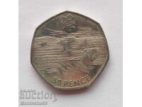 50 πένες Ηνωμένου Βασιλείου 2011 Ολυμπιακοί Αγώνες - Κολύμβηση