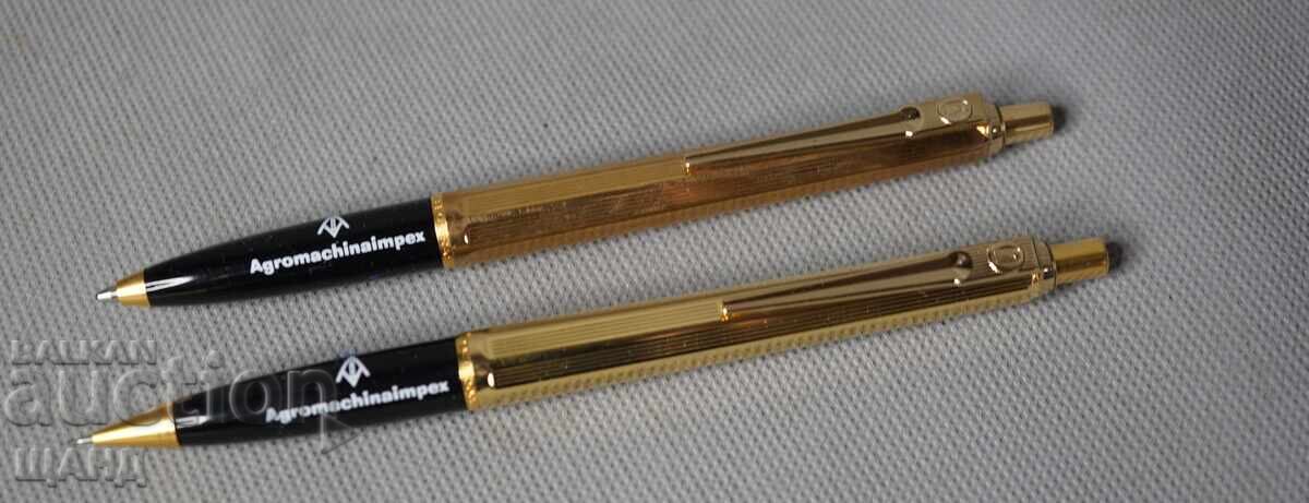 Ballograf Set of Gold-Plated Mechanical Pencil and Ballpoint Pen with price 20.35 BGN | € 10.40