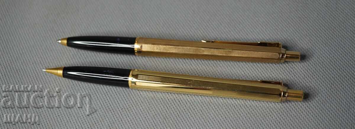 Delivery of Ballograf Set of Gold-Plated Mechanical Pencil and Ballpoint Pen