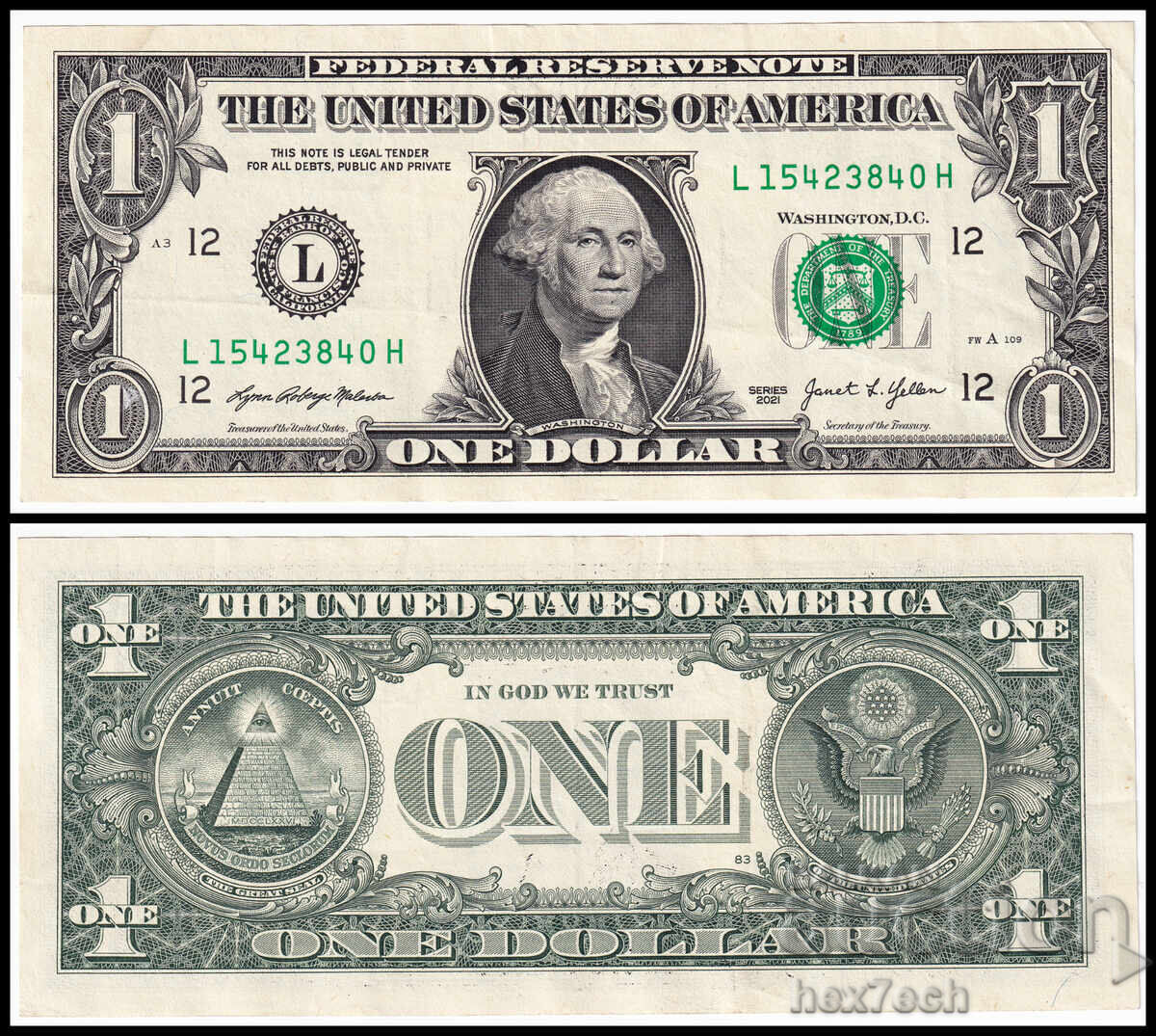 ❤️ ⭐ ΗΠΑ 2021 1 δολάριο Σαν Φρανσίσκο L ⭐ ❤️