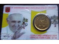 Vatican - 50 cenți - 2019 - hartă