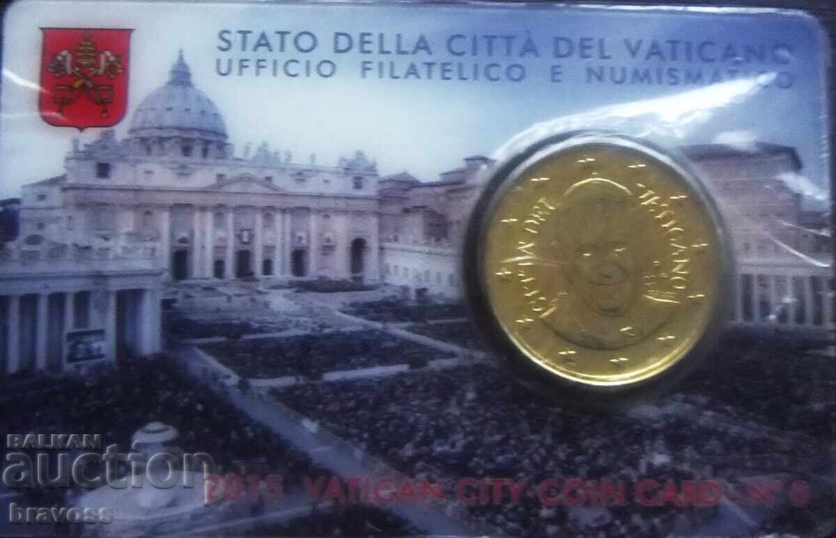 Ватикана - 50 цента - 2015 - карта