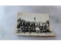 Photo Sofia Students with their teacher in front of the Monument of the Soviet Army