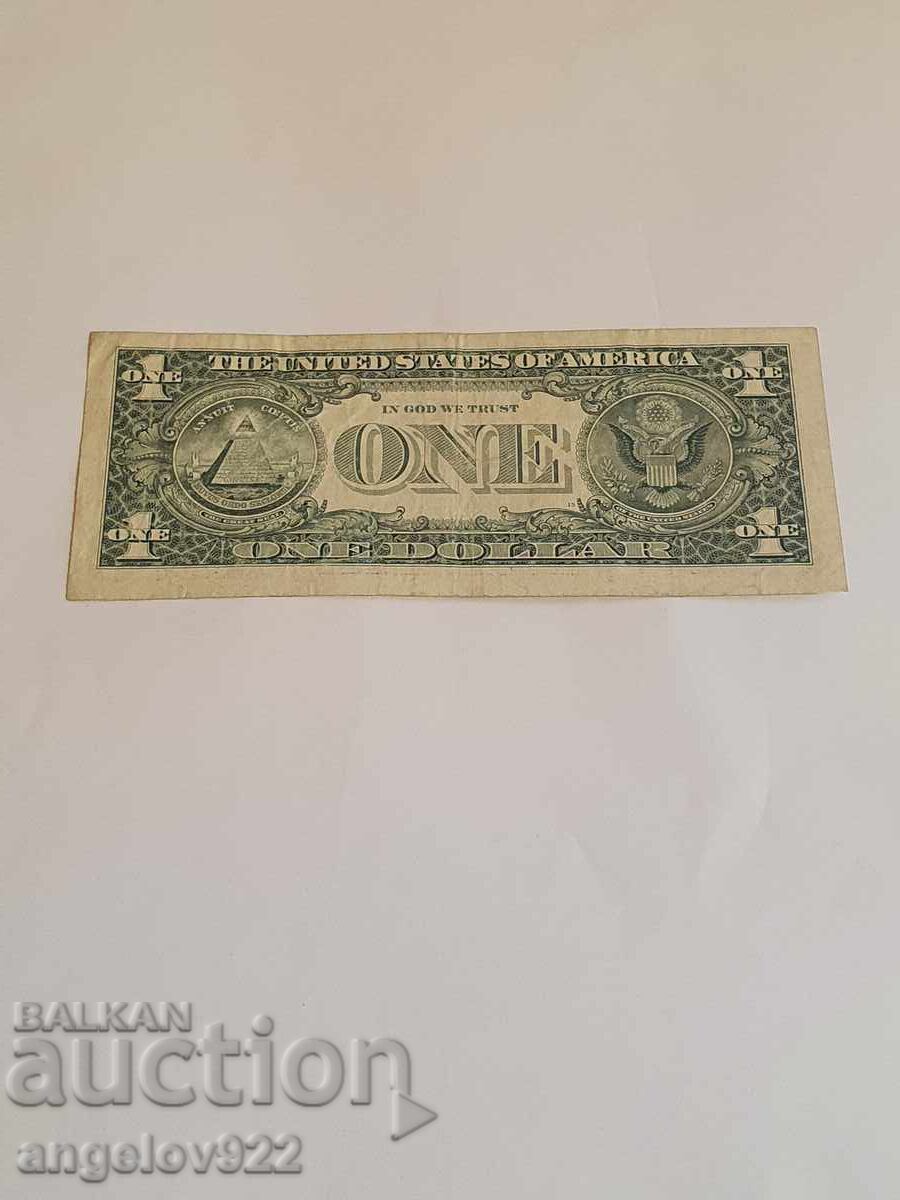 1 dollar 1989 with price 2.08 BGN | € 1.06