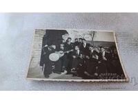 Photo Varna Young People with Guitars and Drum 1939