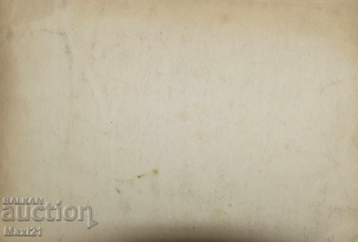 Παλιός πίνακας ακουαρέλας φυσικού τοπίου δασικού μονοπατιού - 6