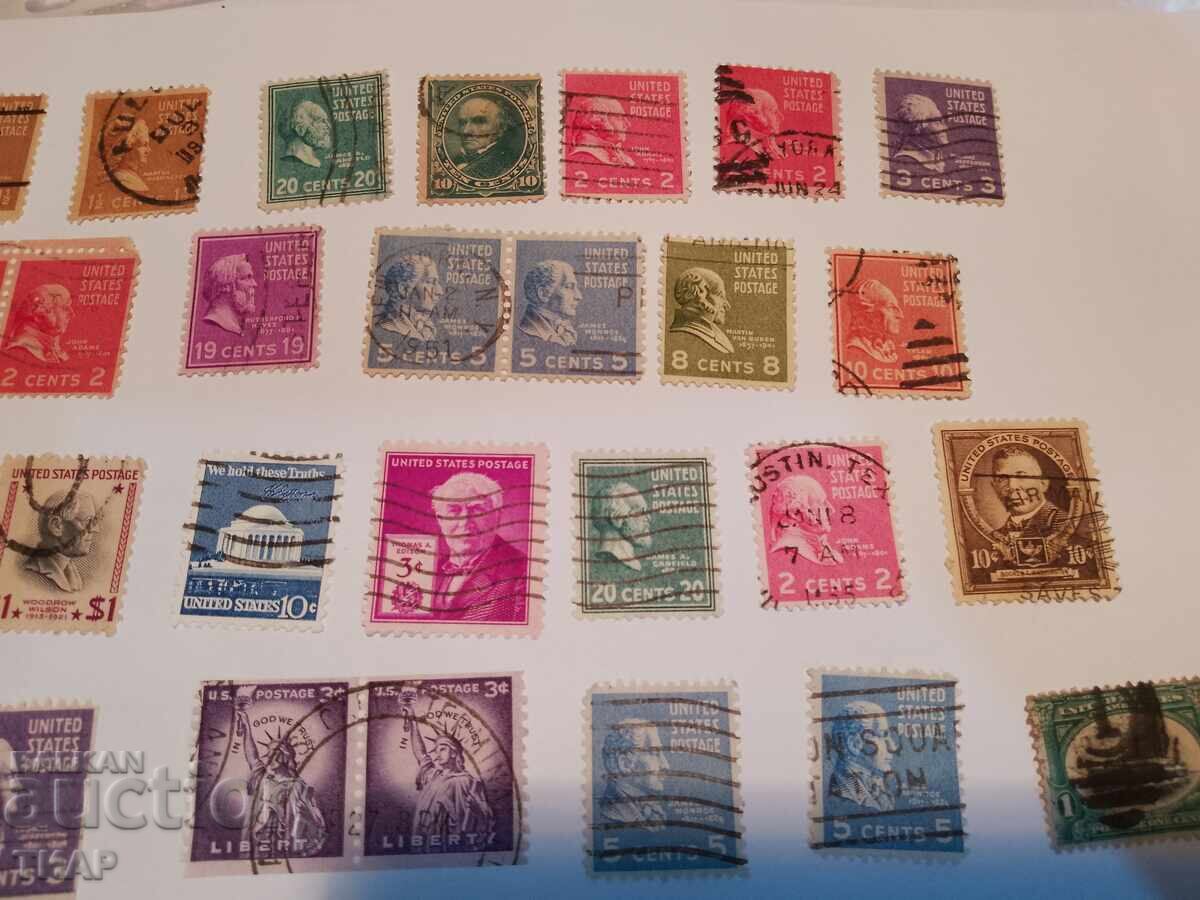 Auction Postage stamps USA -0.01 cents Auction Postage stamps USA -0.01 cents