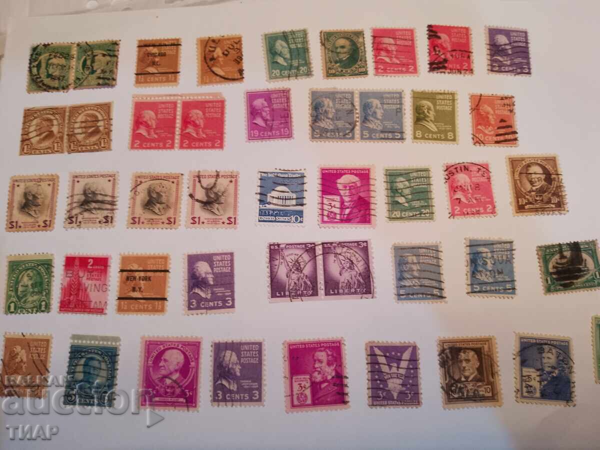 Postage stamps USA -0.01 cents Postage stamps USA -0.01 cents