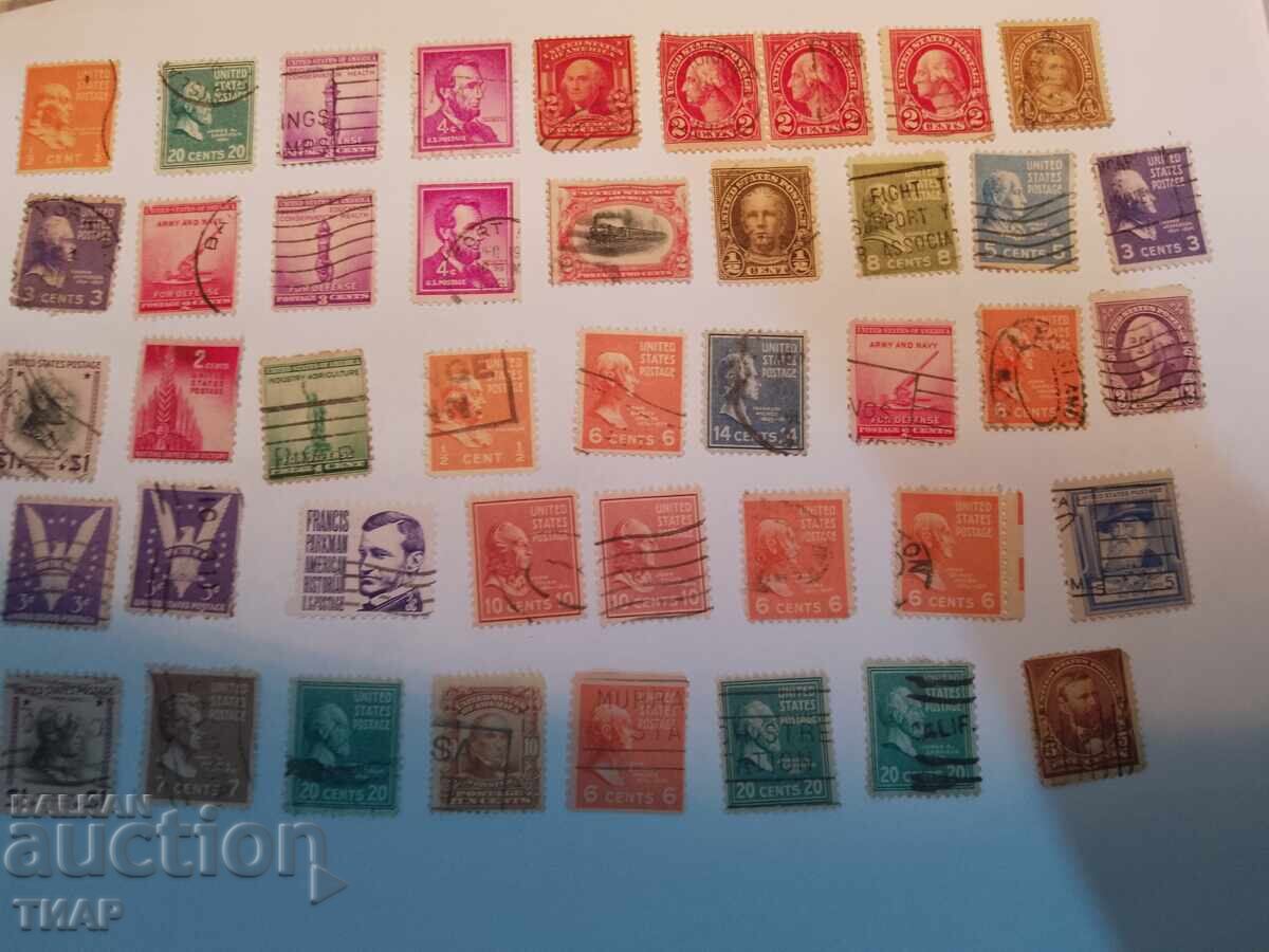 Postage stamps USA -0.01 cents Postage stamps USA -0.01 cents