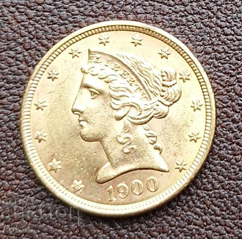 5 Dollar 1900 U.S. Gold