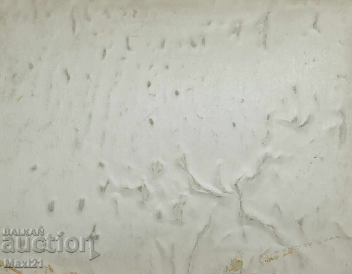 Landscape old watercolor painting 1961 - 7