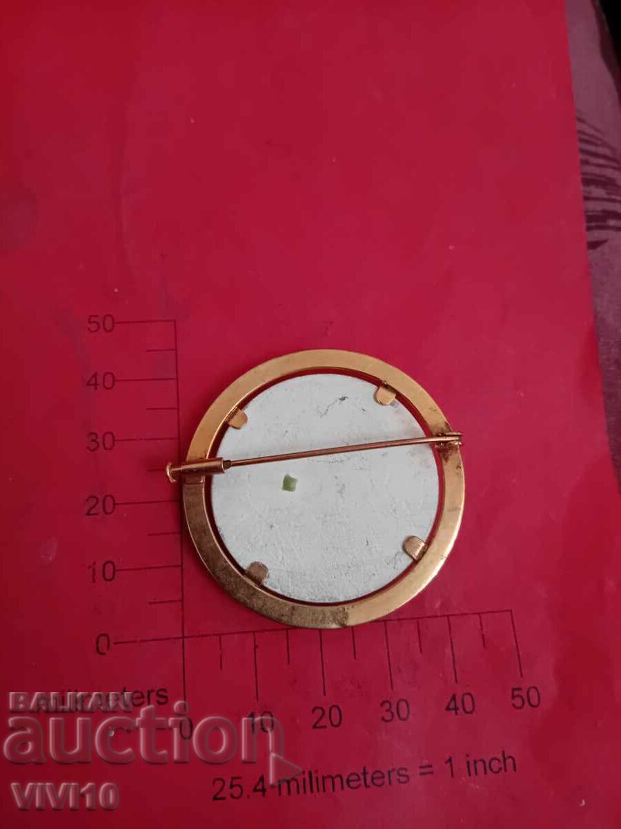 Αρχαία καρφίτσα, Επιχρύσωση, εντελβάις με τιμή 70.00 BGN | € 35.79