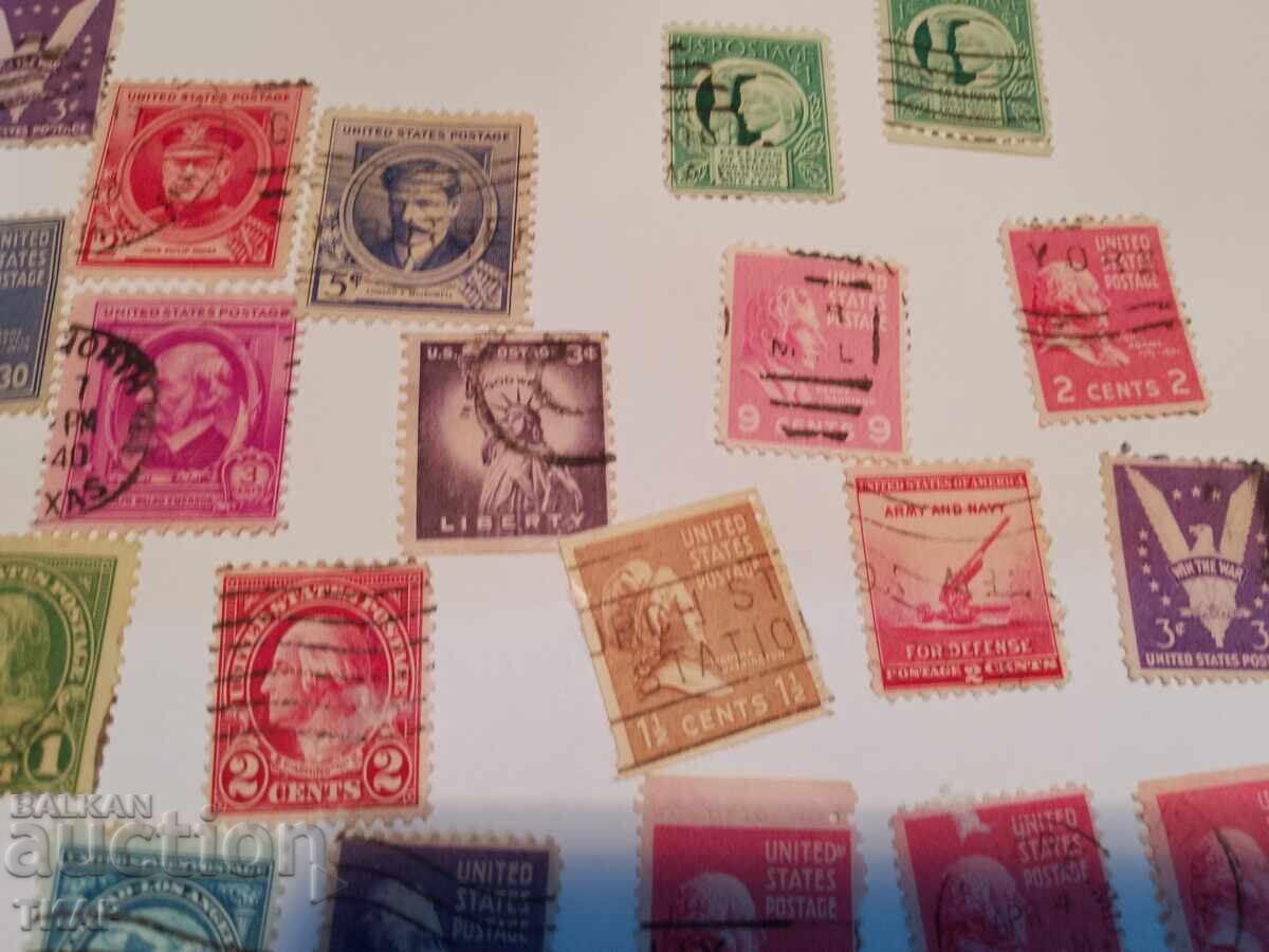 Auction Postage stamps USA -0.01 cents Auction Postage stamps USA -0.01 cents