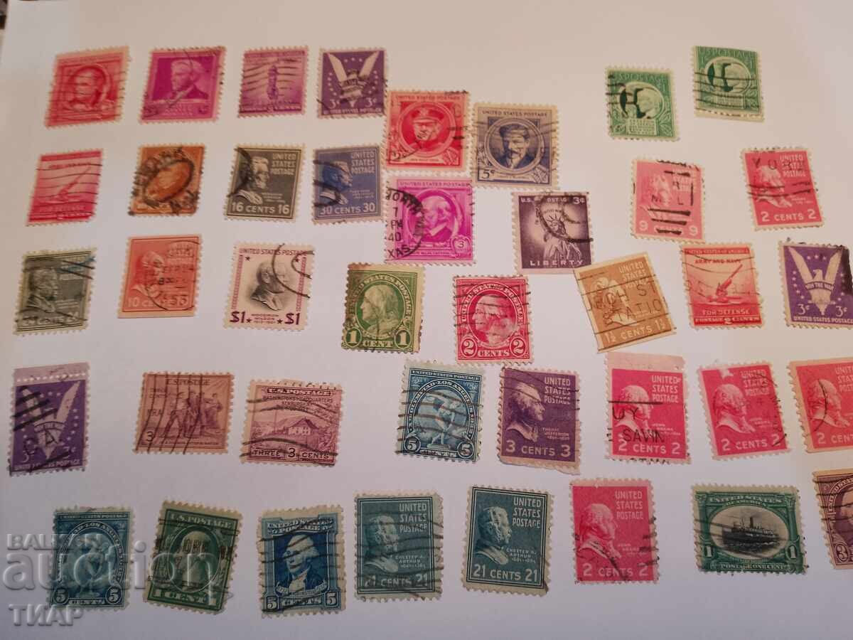 Postage stamps USA -0.01 cents Postage stamps USA -0.01 cents