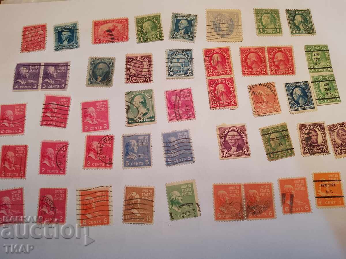Postage stamps USA -0.01 cents Postage stamps USA -0.01 cents