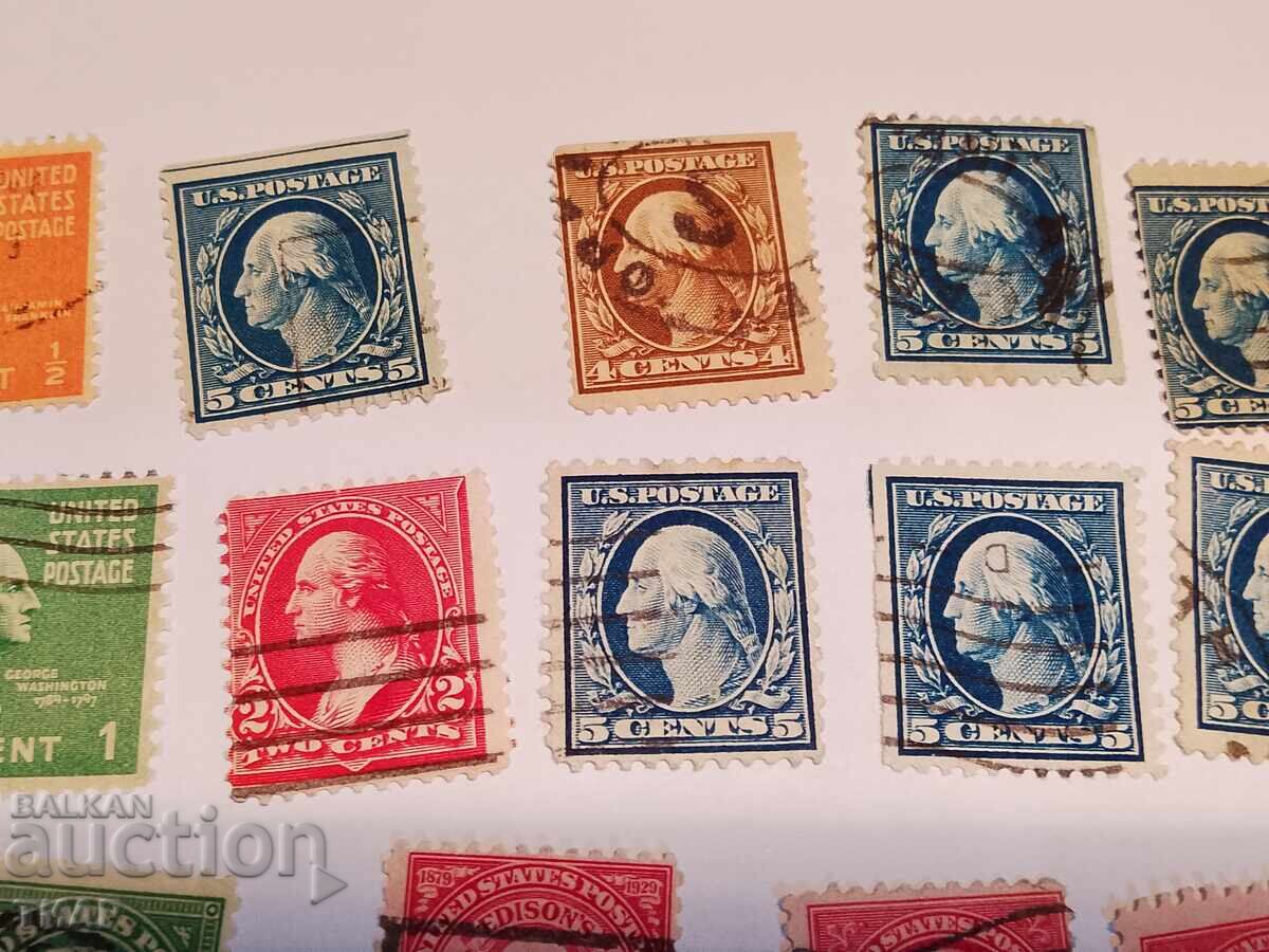 Auction  Postage stamps USA -0.01 cents