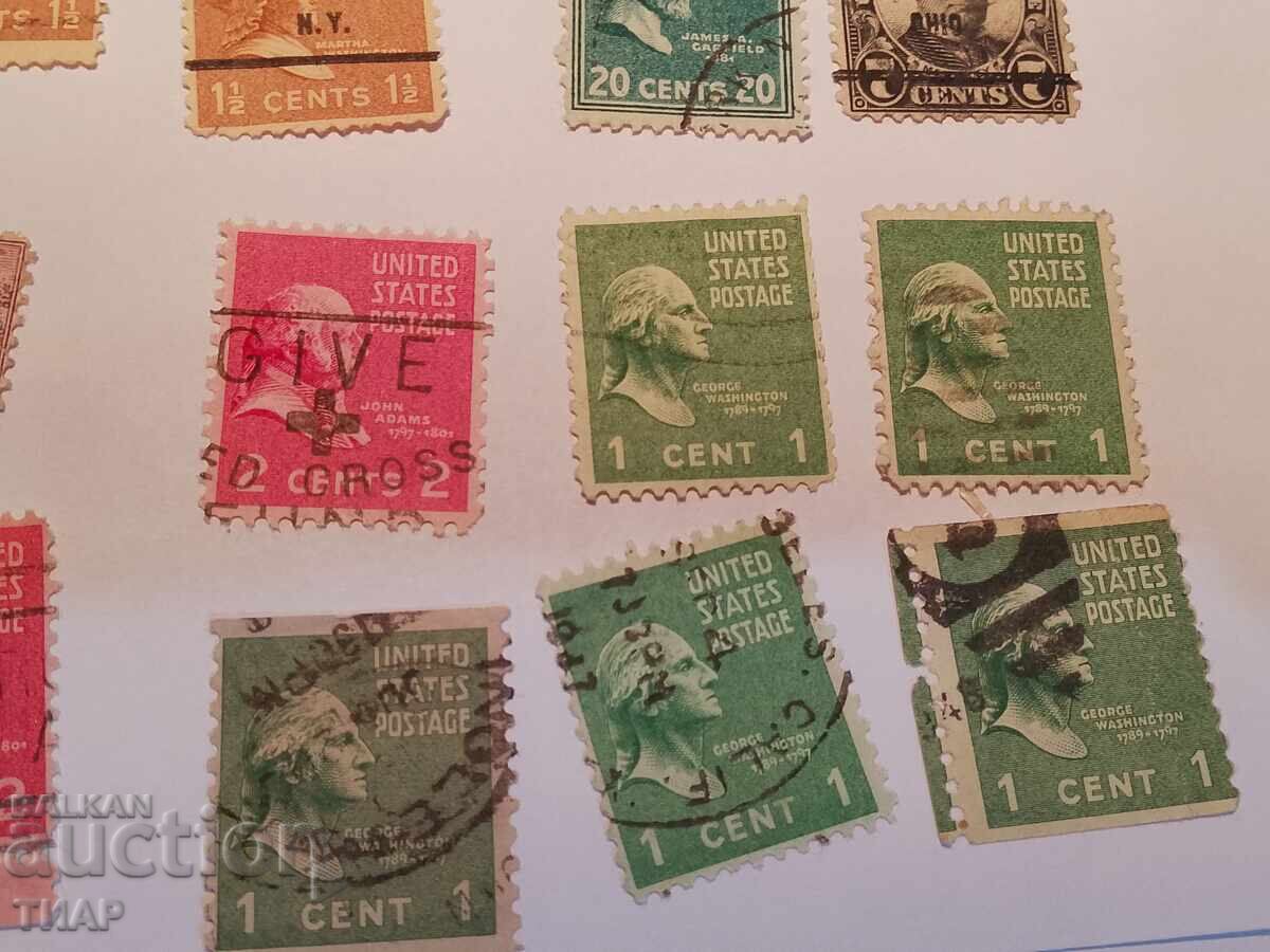 Postage stamps USA -0.01 cents - 5