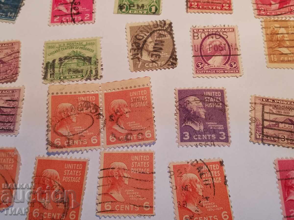 Postage stamps USA -0.01 cents - 6